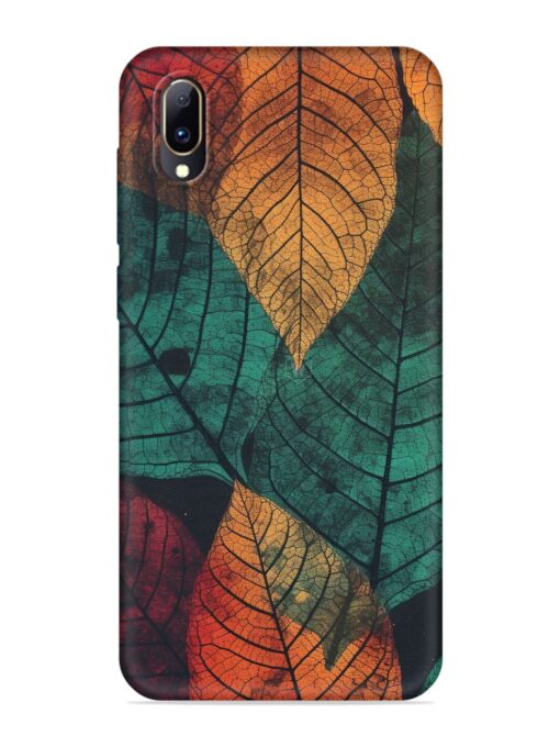 Leaves Artwork Embossed Soft Silicone Case for Vivo Y97