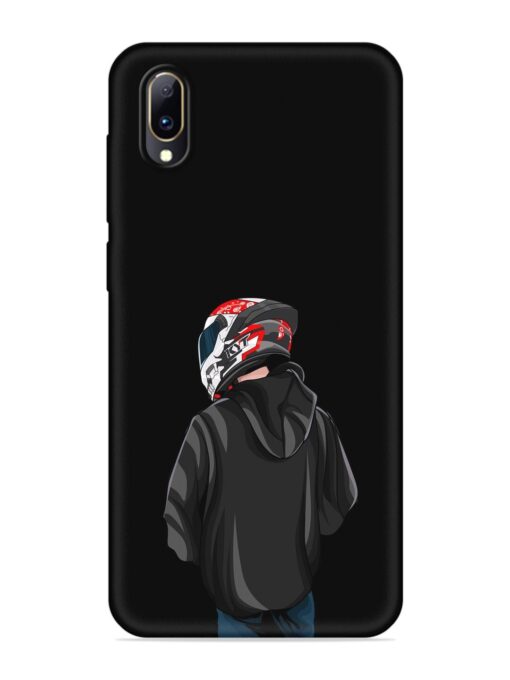 Motorcycle Rider Embossed Soft Silicone Case for Vivo Y97 Zapvi