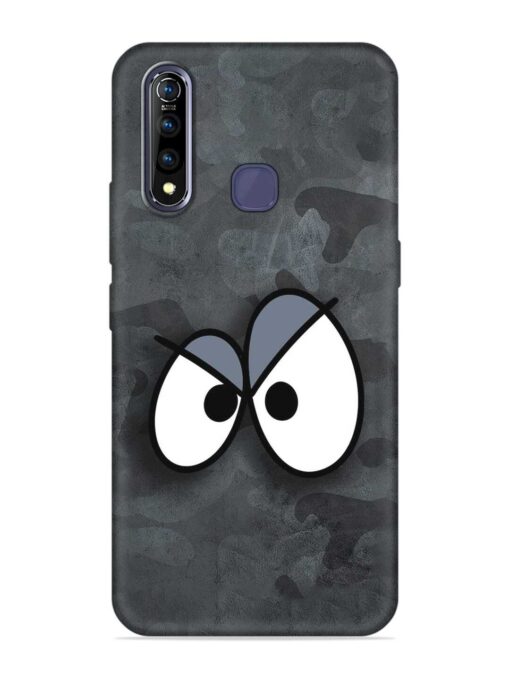 Big Eyes Night Mode Embossed Soft Silicone Case for Vivo Z1 Pro Zapvi