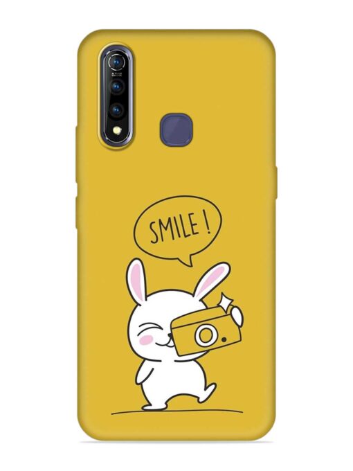 Hey Smile Please Embossed Soft Silicone Case for Vivo Z1 Pro