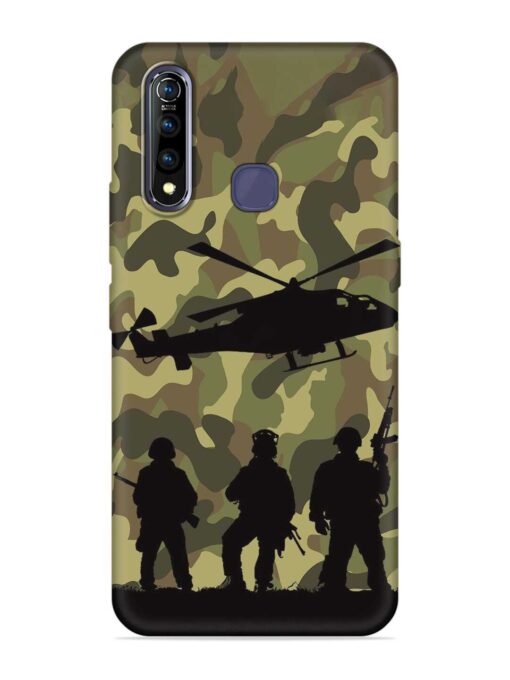 Army Heros Embossed Soft Silicone Case for Vivo Z1 Pro