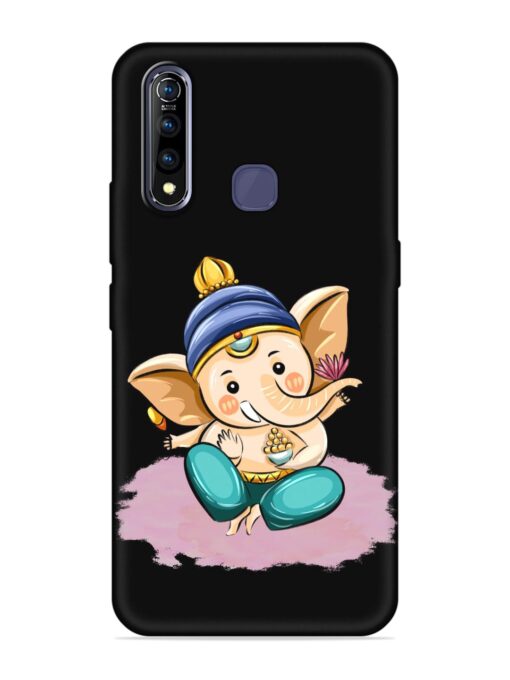 Bal Ganesh Vector Art Embossed Soft Silicone Case for Vivo Z1 Pro Zapvi