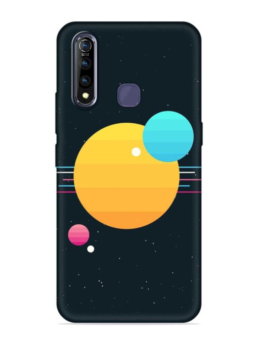 Round Vector Art Embossed Soft Silicone Case for Vivo Z1 Pro Zapvi