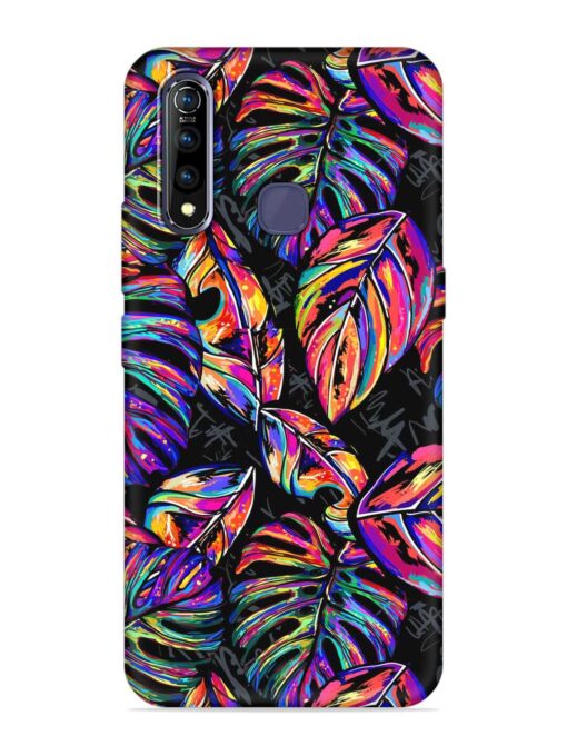 Tropical Seamless Vector Embossed Soft Silicone Case for Vivo Z1 Pro