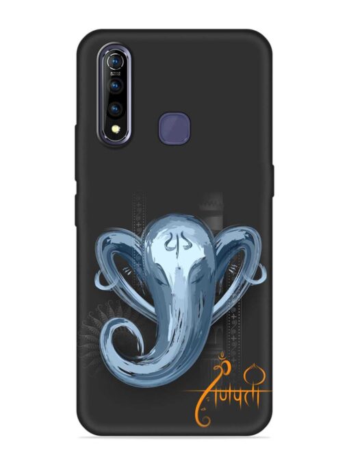 Illustration Lord Ganpati Embossed Soft Silicone Case for Vivo Z1 Pro Zapvi