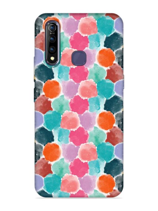 Colorful Seamless Pattern Embossed Soft Silicone Case for Vivo Z1 Pro Zapvi