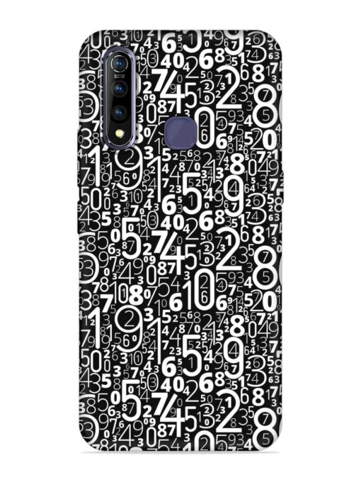 Many Numbers Different Embossed Soft Silicone Case for Vivo Z1 Pro Zapvi