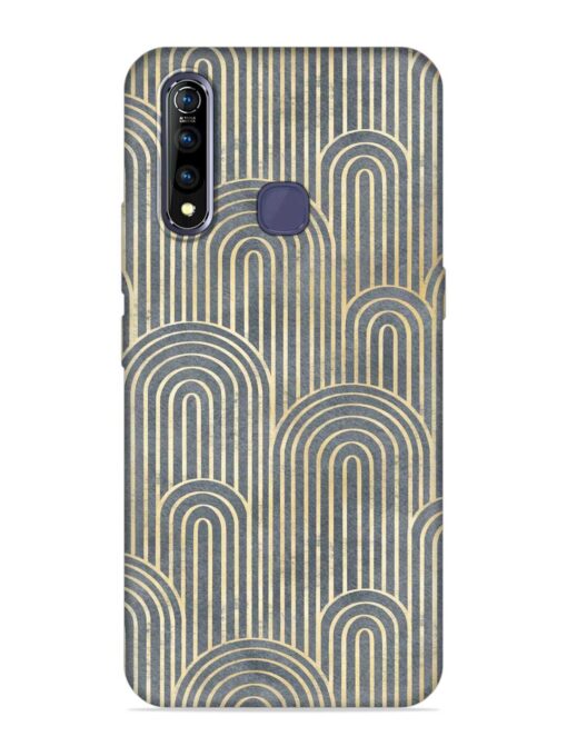 Art Deco Style Embossed Soft Silicone Case for Vivo Z1 Pro