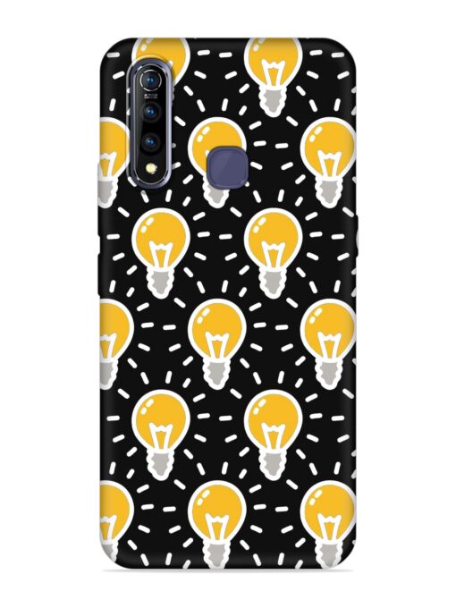 Light Bulb Seamless Embossed Soft Silicone Case for Vivo Z1 Pro Zapvi