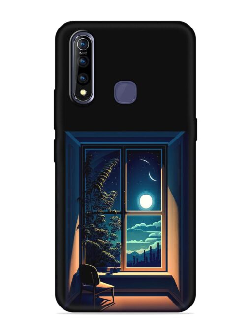 Night View At Window Embossed Soft Silicone Case for Vivo Z1 Pro