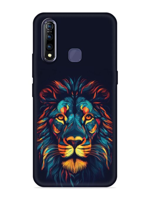 Colorful Lion Embossed Soft Silicone Case for Vivo Z1 Pro Zapvi