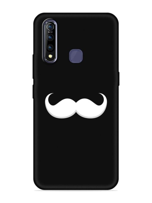 Mustache Vector Embossed Soft Silicone Case for Vivo Z1 Pro