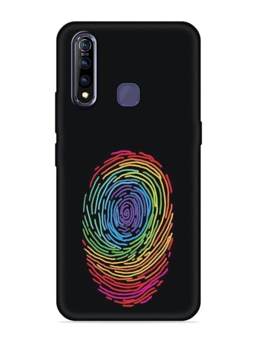 Fingerprint Of Thumb Art Embossed Soft Silicone Case for Vivo Z1 Pro Zapvi