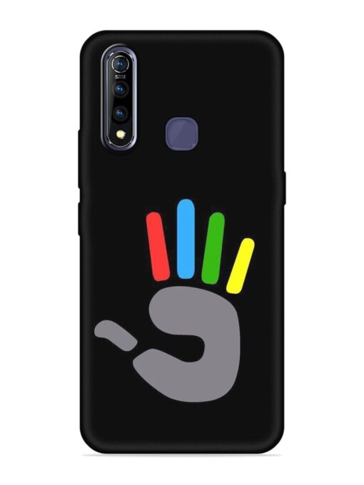 Palm Art Embossed Soft Silicone Case for Vivo Z1 Pro Zapvi