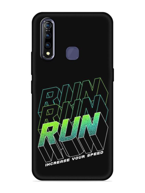 Run Embossed Soft Silicone Case for Vivo Z1 Pro Zapvi