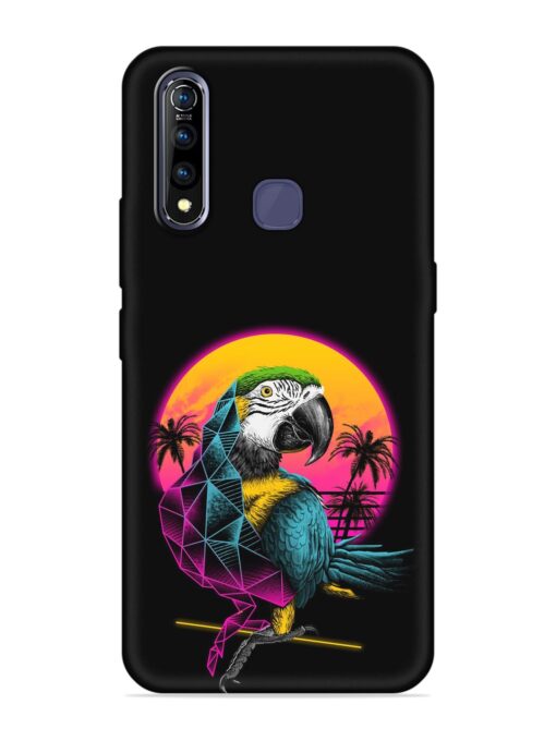 Rad Parrot Embossed Soft Silicone Case for Vivo Z1 Pro