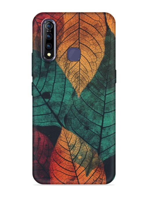 Leaves Artwork Embossed Soft Silicone Case for Vivo Z1 Pro