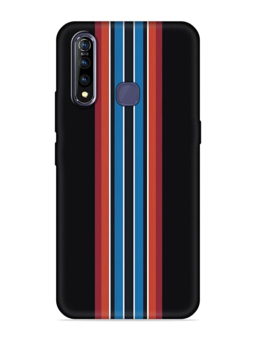 Vertical Strips Embossed Soft Silicone Case for Vivo Z1 Pro Zapvi