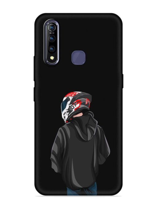 Motorcycle Rider Embossed Soft Silicone Case for Vivo Z1 Pro Zapvi