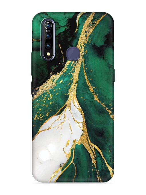 Blue Marble Art Embossed Soft Silicone Case for Vivo Z1 Pro