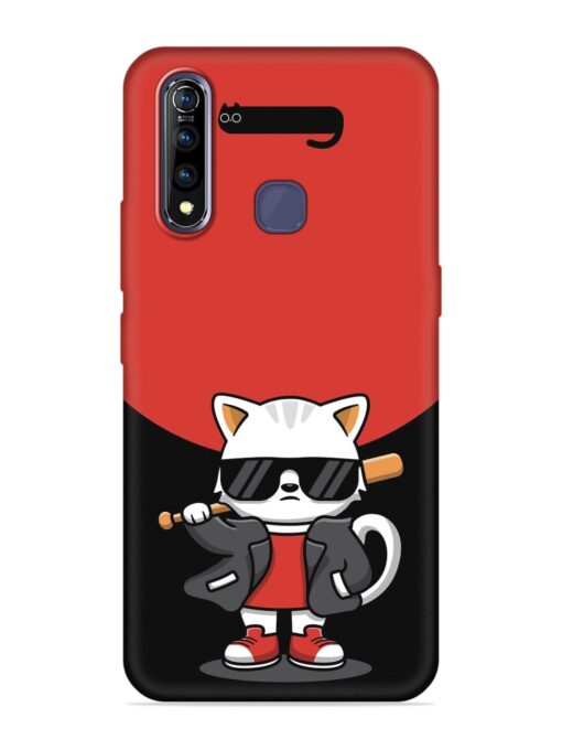 Cool Little Bear Cartoon Embossed Soft Silicone Case for Vivo Z1 Pro Zapvi