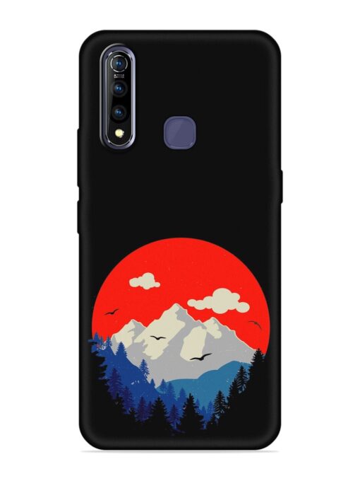 Mountain Abstract Embossed Soft Silicone Case for Vivo Z1 Pro Zapvi