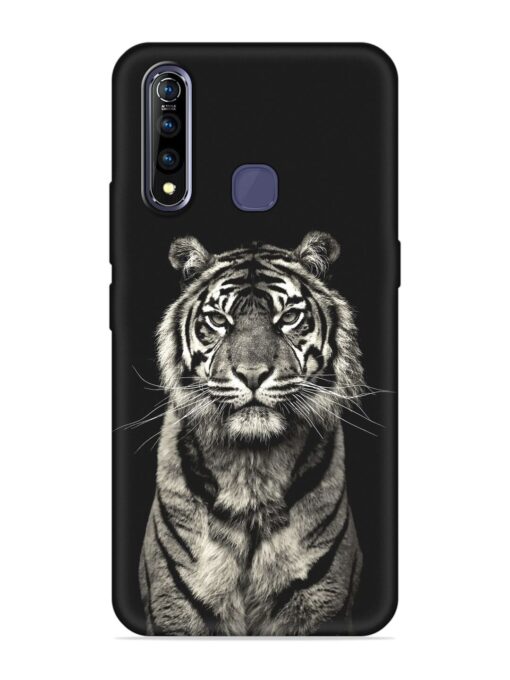 Tiger Art Embossed Soft Silicone Case for Vivo Z1 Pro