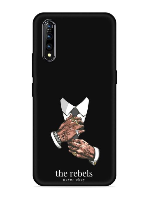 Rebels Slogan Man Embossed Soft Silicone Case for Vivo Z1X Zapvi