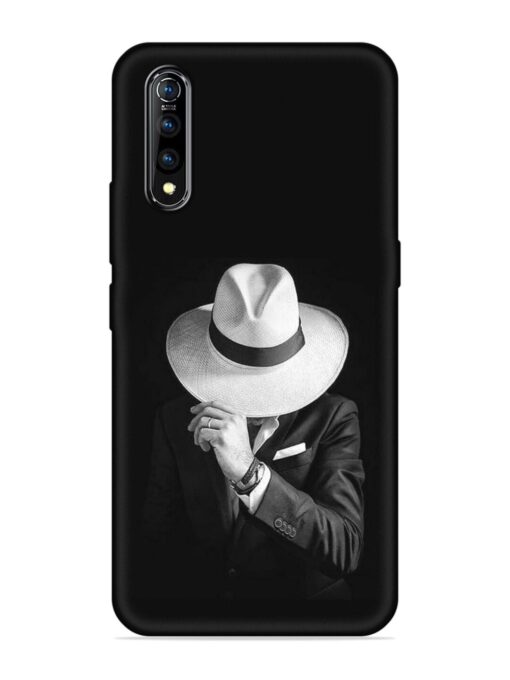 Men Under Hat Embossed Soft Silicone Case for Vivo Z1X Zapvi