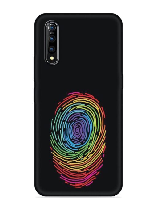 Fingerprint Of Thumb Art Embossed Soft Silicone Case for Vivo Z1X Zapvi