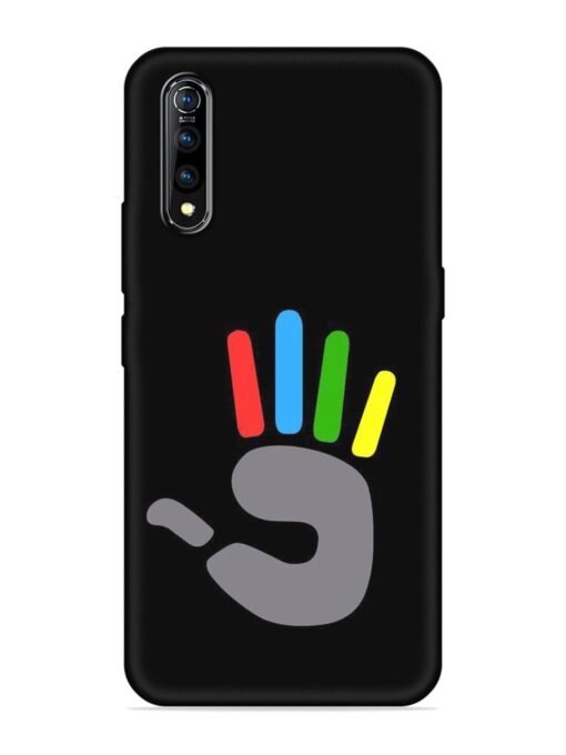 Palm Art Embossed Soft Silicone Case for Vivo Z1X Zapvi