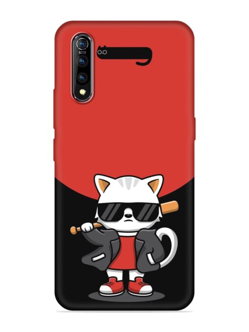 Cool Little Bear Cartoon Embossed Soft Silicone Case for Vivo Z1X Zapvi