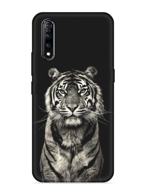 Tiger Art Embossed Soft Silicone Case for Vivo Z1X Zapvi