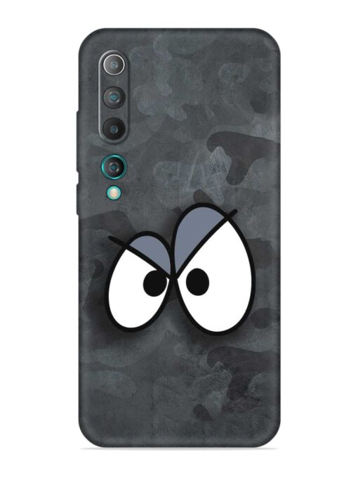 Big Eyes Night Mode Embossed Soft Silicone Case for Xiaomi Mi 10 Zapvi