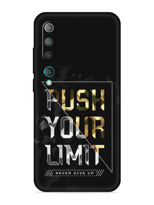 Push Your Limits Embossed Soft Silicone Case for Xiaomi Mi 10 Zapvi