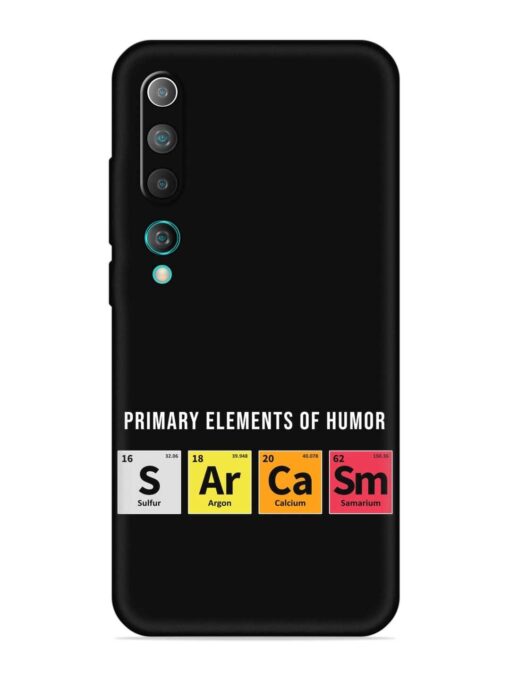 Primary Elements Humor Embossed Soft Silicone Case for Xiaomi Mi 10 Zapvi