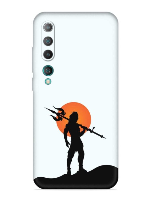 Lord Mahadev Trendy Embossed Soft Silicone Case for Xiaomi Mi 10