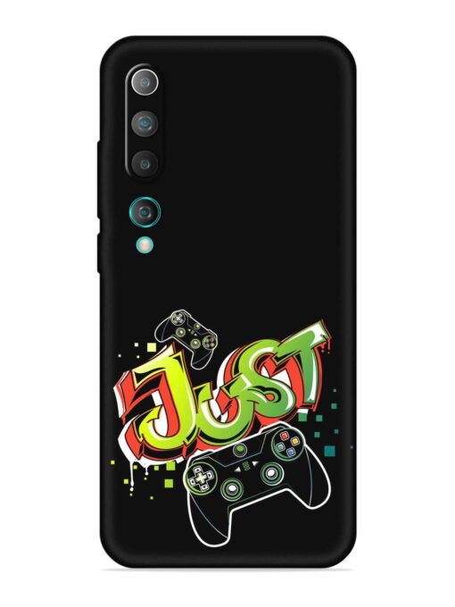 Graffiti Gamepad Illustration Embossed Soft Silicone Case for Xiaomi Mi 10 Zapvi