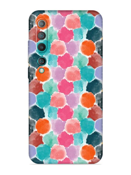 Colorful Seamless Pattern Embossed Soft Silicone Case for Xiaomi Mi 10 Zapvi