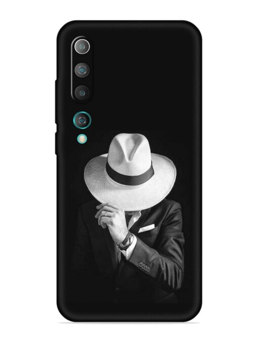 Men Under Hat Embossed Soft Silicone Case for Xiaomi Mi 10