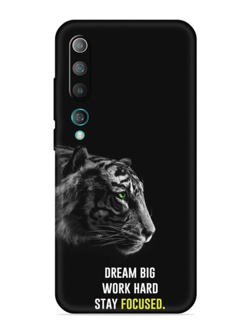 Dream Big Work Hard Embossed Soft Silicone Case for Xiaomi Mi 10 Zapvi