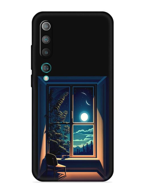 Night View At Window Embossed Soft Silicone Case for Xiaomi Mi 10 Zapvi