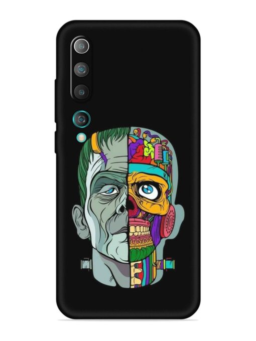 Men Vs Skull Embossed Soft Silicone Case for Xiaomi Mi 10 Zapvi