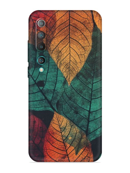 Leaves Artwork Embossed Soft Silicone Case for Xiaomi Mi 10 Zapvi