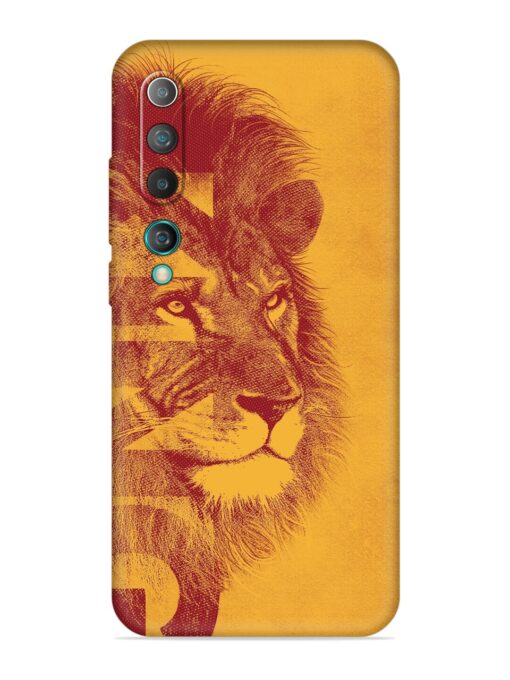 Gold Lion Crown Art Embossed Soft Silicone Case for Xiaomi Mi 10 Zapvi