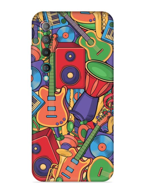 Colorful Music Art Embossed Soft Silicone Case for Xiaomi Mi 10 Zapvi