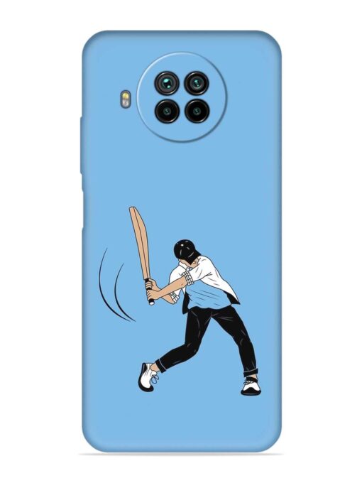 Cricket Gully Boy Embossed Soft Silicone Case for Xiaomi Mi 10I (5G)