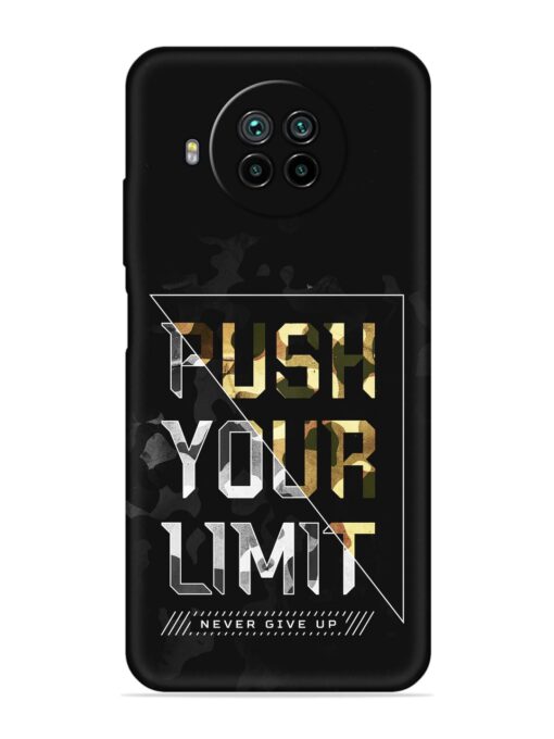 Push Your Limits Embossed Soft Silicone Case for Xiaomi Mi 10I (5G)