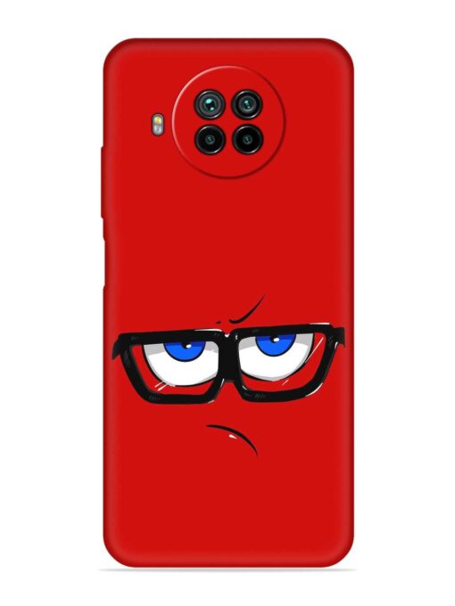 Rad Angry Face Embossed Soft Silicone Case for Xiaomi Mi 10I (5G)