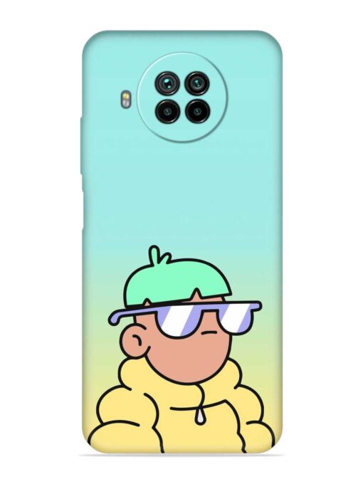 Doodles Cool Character Embossed Soft Silicone Case for Xiaomi Mi 10I (5G)